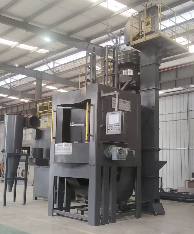 昭通转盘式喷砂机 提升圆形工件处理效率