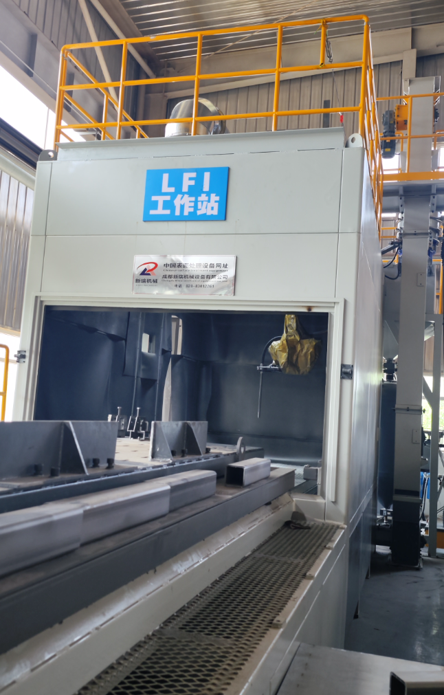 昭通无尘环保自动喷砂机，车间更安全更规范